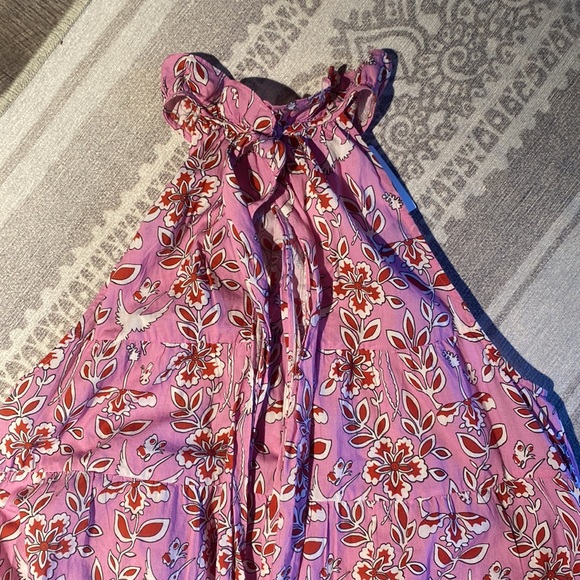 RHODE Julia Dress in Pink Eden - Picture 9 of 14